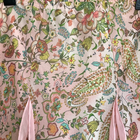 No Boundaries Paisley Festival Coquette Cottagecore Maxi Slip Skirt Size MD - Picture 2 of 12